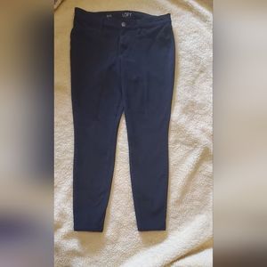 Black Ann Taylor LOFT jeans sz 12